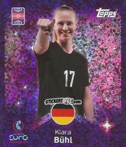 Cromo Klara Bühl - Uefa Women'S Euro 2025 n. 172 - Topps
