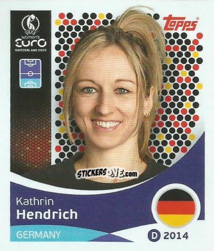 Cromo Kathrin Hendrich - Uefa Women'S Euro 2025 n. 179 - Topps