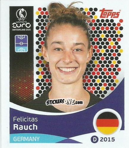Cromo Felicitas Rauch - Uefa Women'S Euro 2025 n. 180 - Topps
