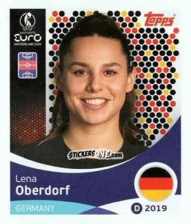 Cromo Lena Oberdorf - Uefa Women'S Euro 2025 n. 181 - Topps