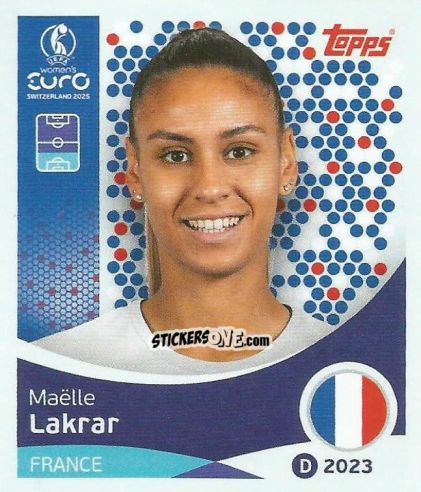 Cromo Maelle Lakrar - Uefa Women'S Euro 2025 n. 243 - Topps