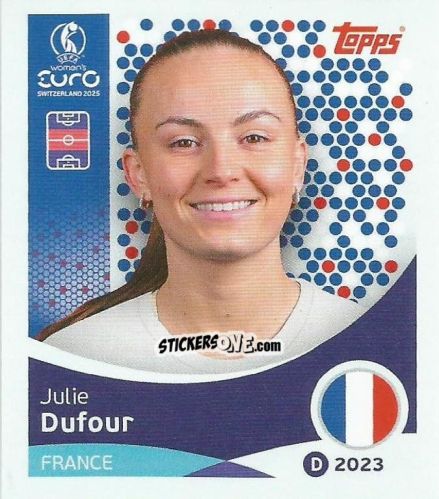 Cromo Julie Dufour - Uefa Women'S Euro 2025 n. 247 - Topps