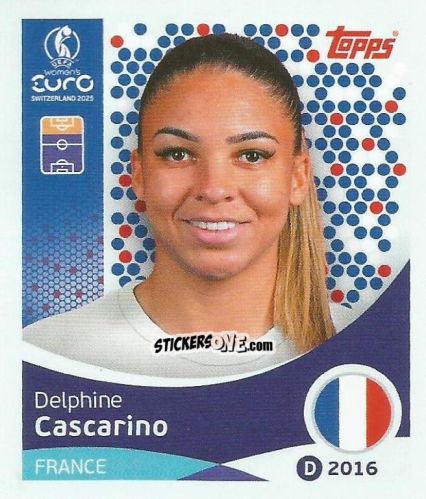 Sticker Delphine Cascarino - Uefa Women'S Euro 2025 n. 250 - Topps
