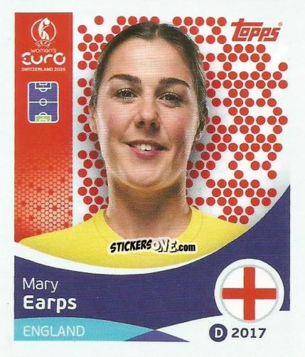 Cromo Mary Earps - Uefa Women'S Euro 2025 n. 255 - Topps