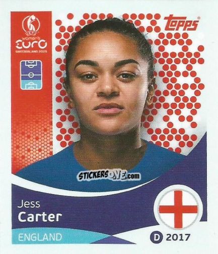 Figurina Jess Carter - Uefa Women'S Euro 2025 n. 259 - Topps
