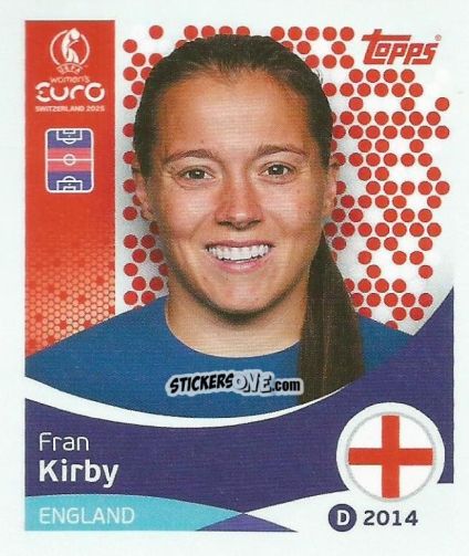 Cromo Fran Kirby - Uefa Women'S Euro 2025 n. 263 - Topps