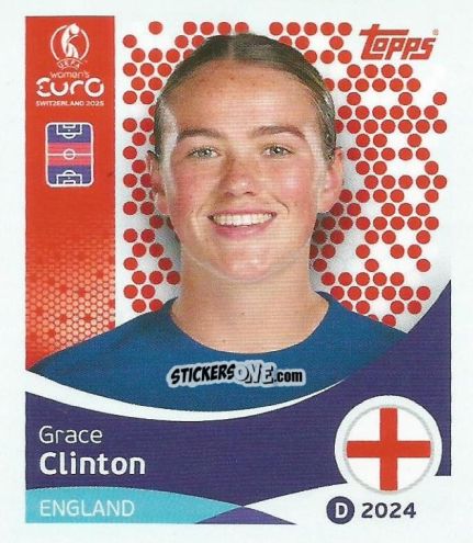 Cromo Grace Clinton - Uefa Women'S Euro 2025 n. 264 - Topps