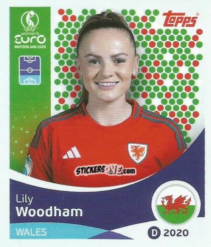 Sticker Lily Woodham - Uefa Women'S Euro 2025 n. 273 - Topps