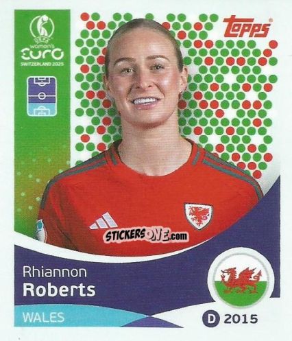 Cromo Rhiannon Roberts - Uefa Women'S Euro 2025 n. 275 - Topps
