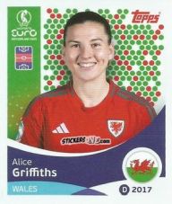 Figurina Alice Griffiths - Uefa Women'S Euro 2025 n. 279 - Topps
