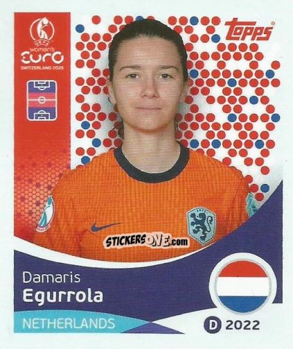 Sticker Damaris Egurrola - Uefa Women'S Euro 2025 n. 292 - Topps