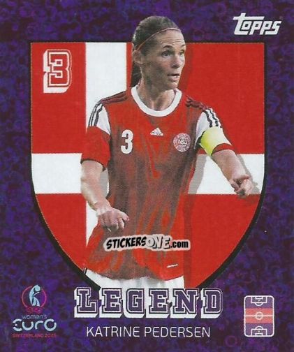 Sticker Katrine Pedersen - Uefa Women'S Euro 2025 n. 305 - Topps