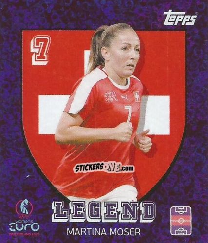 Sticker Martina Moser - Uefa Women'S Euro 2025 n. 307 - Topps