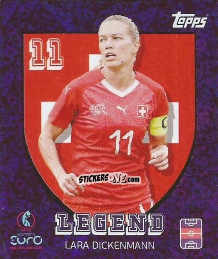 Sticker Lara Dickemann - Uefa Women'S Euro 2025 n. 308 - Topps