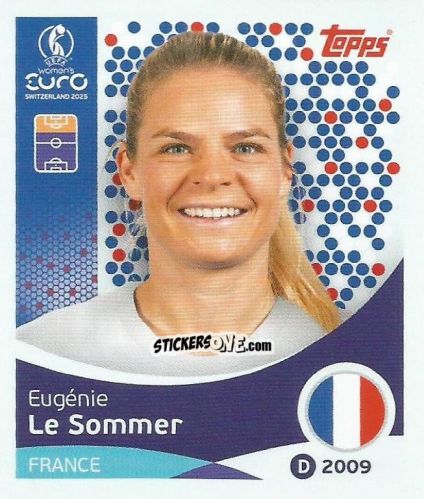 Sticker Eugenie Le Sommer - Uefa Women'S Euro 2025 n. 249 - Topps