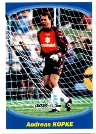 Sticker Andreas Kopke - SuperFoot 1997-1998 n. 27 - Panini