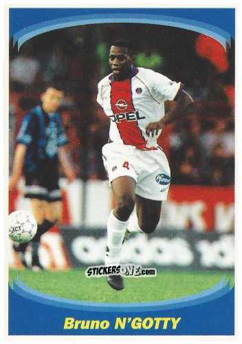 Sticker Bruno N'Gotty - SuperFoot 1997-1998 n. 37 - Panini