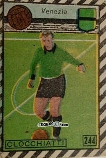 Figurina Clocchiatti - Tuttocalcio Campionato 1948-1949 Serie B n. 244 - CICOGNA
