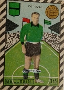 Figurina Bellesini - Tuttocalcio Campionato 1948-1949 Serie B n. 245 - CICOGNA
