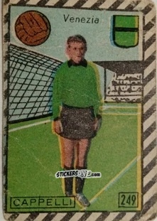 Figurina Capelli - Tuttocalcio Campionato 1948-1949 Serie B n. 249 - CICOGNA
