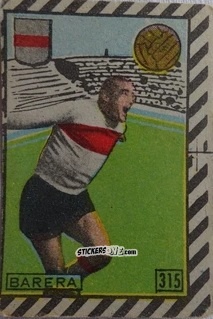 Sticker Barera - Tuttocalcio Campionato 1948-1949 Serie B n. 315 - CICOGNA
