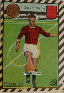 Figurina Nonis - Tuttocalcio Campionato 1948-1949 Serie B n. 325 - CICOGNA
