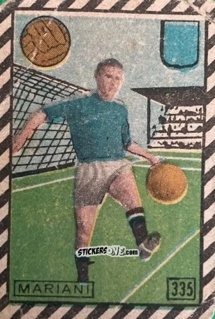 Sticker Mariani - Tuttocalcio Campionato 1948-1949 Serie B n. 335 - CICOGNA
