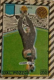 Sticker Dal Pozzo - Tuttocalcio Campionato 1948-1949 Serie B n. 353 - CICOGNA
