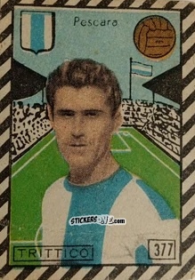 Sticker Tiriticco - Tuttocalcio Campionato 1948-1949 Serie B n. 377 - CICOGNA
