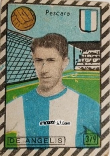 Sticker De Angelis - Tuttocalcio Campionato 1948-1949 Serie B n. 379 - CICOGNA
