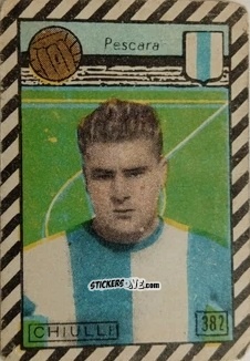 Figurina Chiulli - Tuttocalcio Campionato 1948-1949 Serie B n. 382 - CICOGNA
