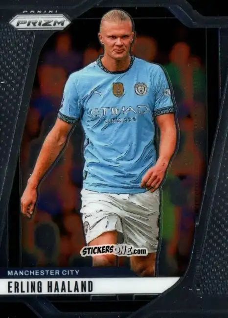 Cromo Erling Haaland - English Premier League 2024-2025. Prizm
 n. 9 - Panini
