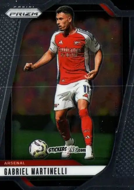 Sticker Gabriel Martinelli - English Premier League 2024-2025. Prizm
 n. 26 - Panini