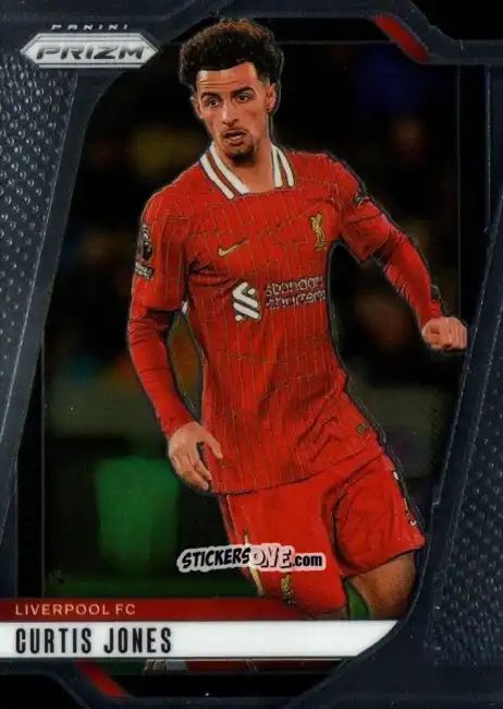 Sticker Curtis Jones - English Premier League 2024-2025. Prizm
 n. 51 - Panini