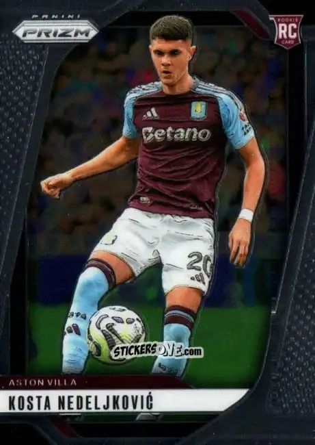 Figurina Kosta Nedeljkovic - English Premier League 2024-2025. Prizm
 n. 68 - Panini