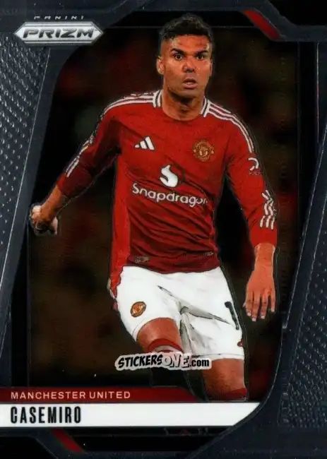 Figurina Casemiro - English Premier League 2024-2025. Prizm
 n. 127 - Panini