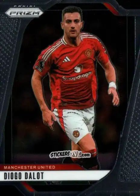Cromo Diogo Dalot - English Premier League 2024-2025. Prizm
 n. 134 - Panini