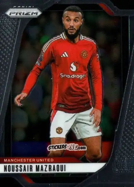 Cromo Noussair Mazraoui - English Premier League 2024-2025. Prizm
 n. 139 - Panini