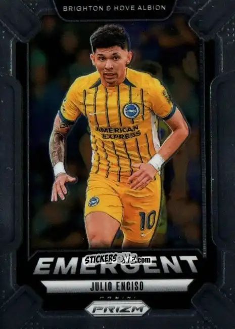 Cromo Julio Enciso - English Premier League 2024-2025. Prizm
 n. E12 - Panini