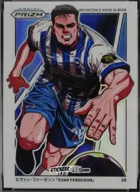 Cromo Evan Ferguson - English Premier League 2024-2025. Prizm
 n. M19 - Panini