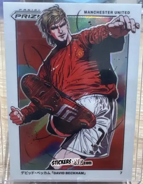 Sticker David Beckham - English Premier League 2024-2025. Prizm
 n. M25 - Panini