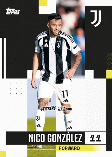 Sticker Nico González - Juventus 2024-2025 Team Set
 n. 20 - Topps