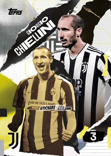 Sticker Giorgio Chiellini - Juventus 2024-2025 Team Set
 n. 38 - Topps
