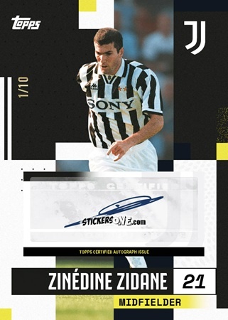 Figurina Zinédine Zidane - Juventus 2024-2025 Team Set
 n. BA-ZZ - Topps