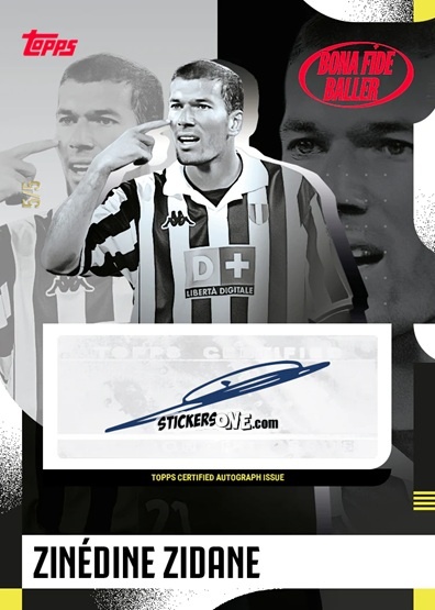 Figurina Zinédine Zidane - Juventus 2024-2025 Team Set
 n. BB-ZZ - Topps