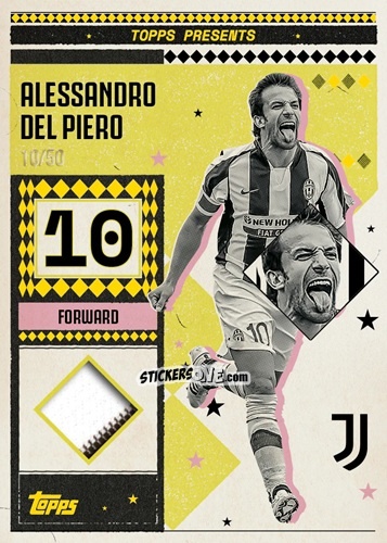 Cromo Alessandro Del Piero - Juventus 2024-2025 Team Set
 n. LR-AD - Topps