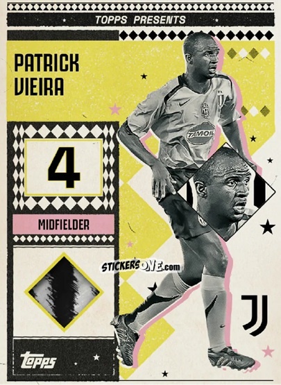 Sticker Patrick Vieira - Juventus 2024-2025 Team Set
 n. LR-PV - Topps