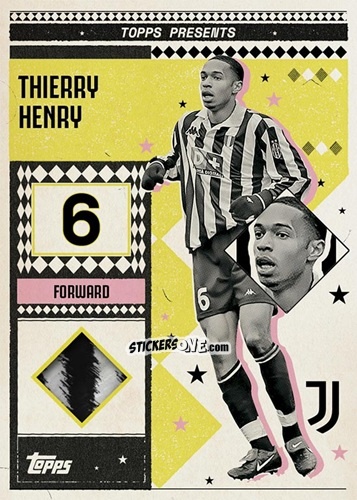 Cromo Thierry Henry - Juventus 2024-2025 Team Set
 n. LR-TH - Topps
