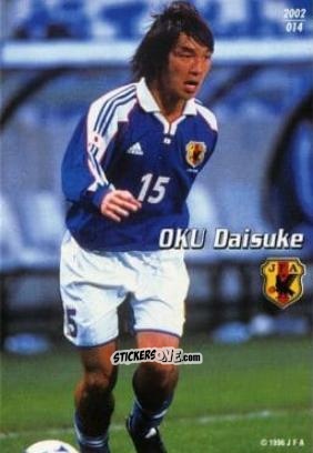 Cromo Oku Daisuke - Japan National Team 2002
 n. 14 - calbee
