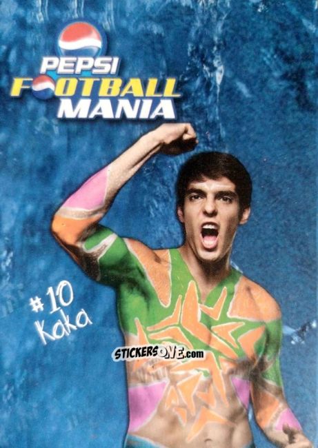 Cromo Ricardo Kakà - Pepsi Football Mania 2010
 n. 2 - PEPSI